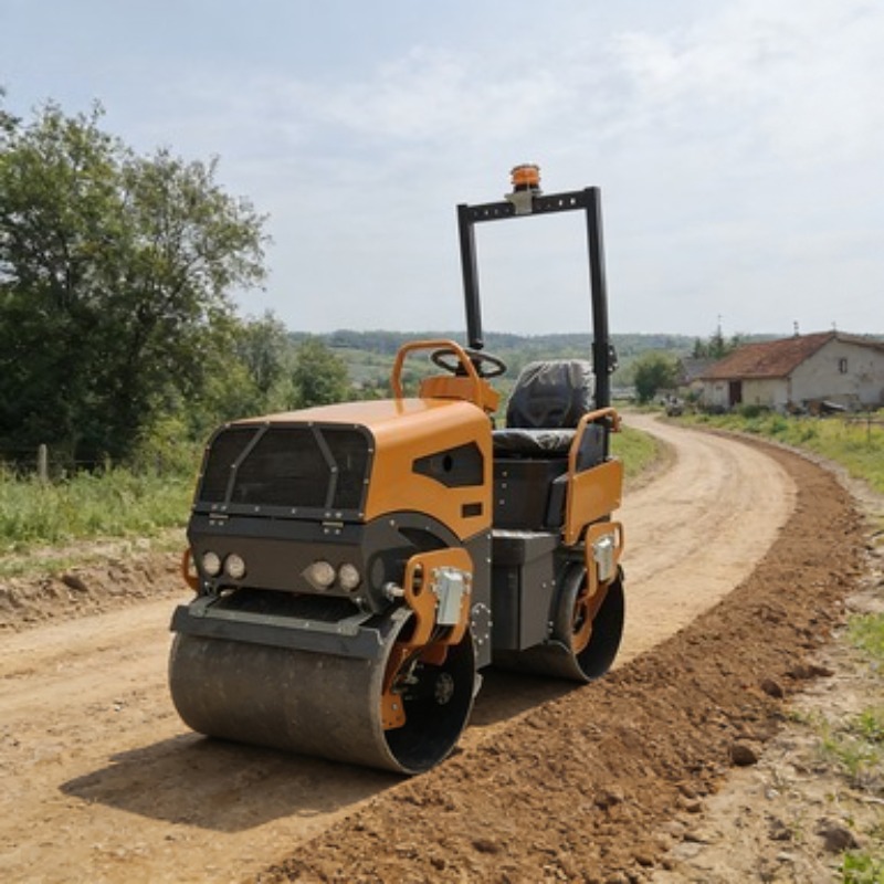 Heavy Equipment In Construction - مدحلة طرق اهتزازية ثقيلة، مدحلة تربة