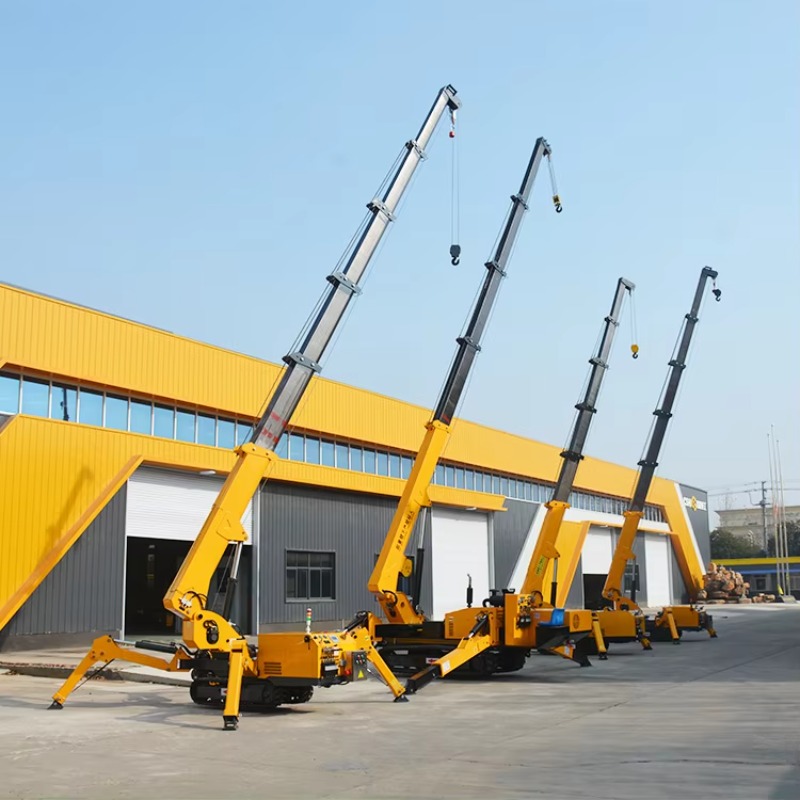 Heavy Equipment In Construction - رافعة عنكبوتية هيدروليكية 8 طن، رافعة