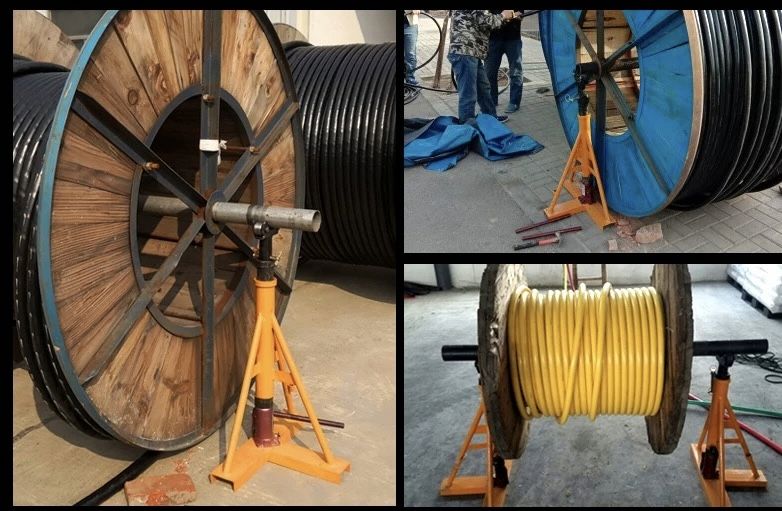 رافعة كابلات هيدروليكية جديدة  - مراجعة Heavy Equipment Jack Stands وسعره